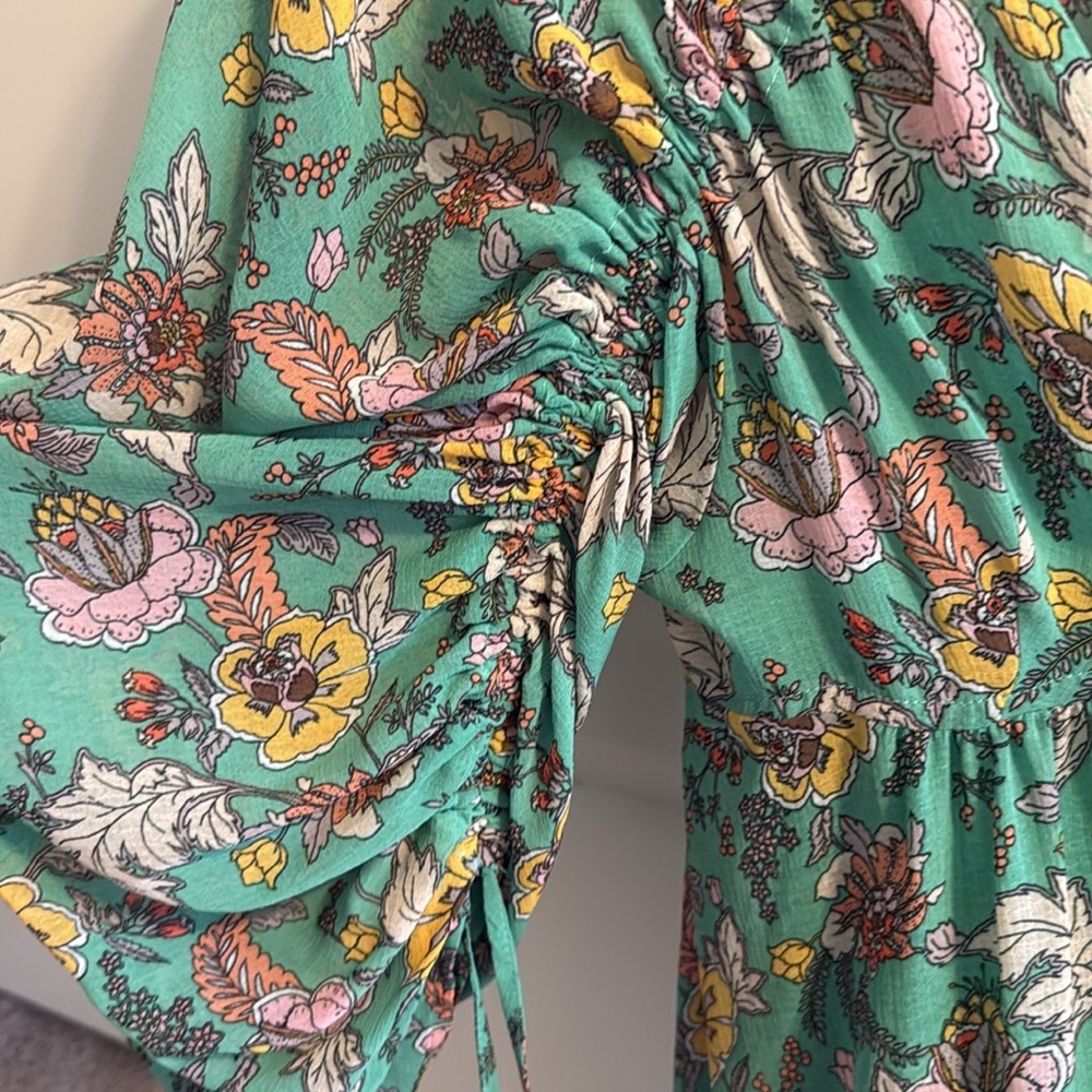 Free People - green maxi dress Coachella or Stagecoach - Picture 7 of 7